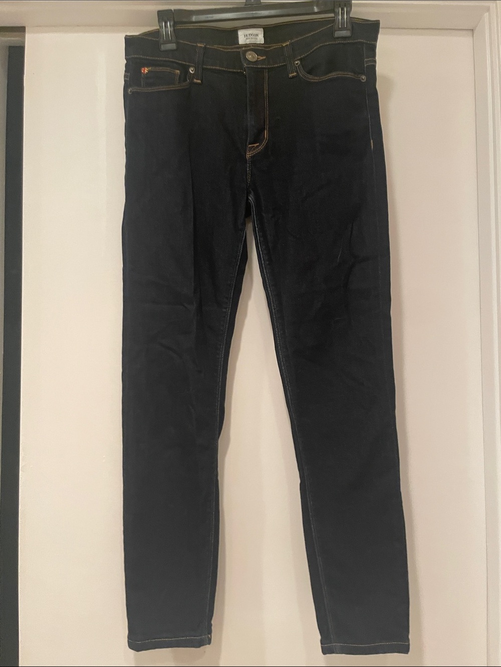 Hudson Jeans Women’s Skinny Jeans in Black Denim